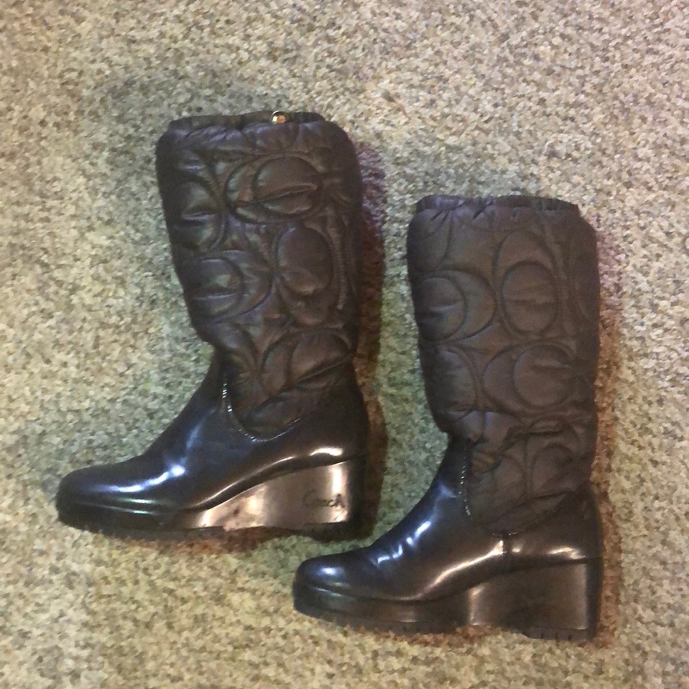 Coach Rain boots/ Snow boots